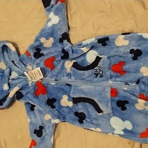 Winter mickey mouse baby pjs